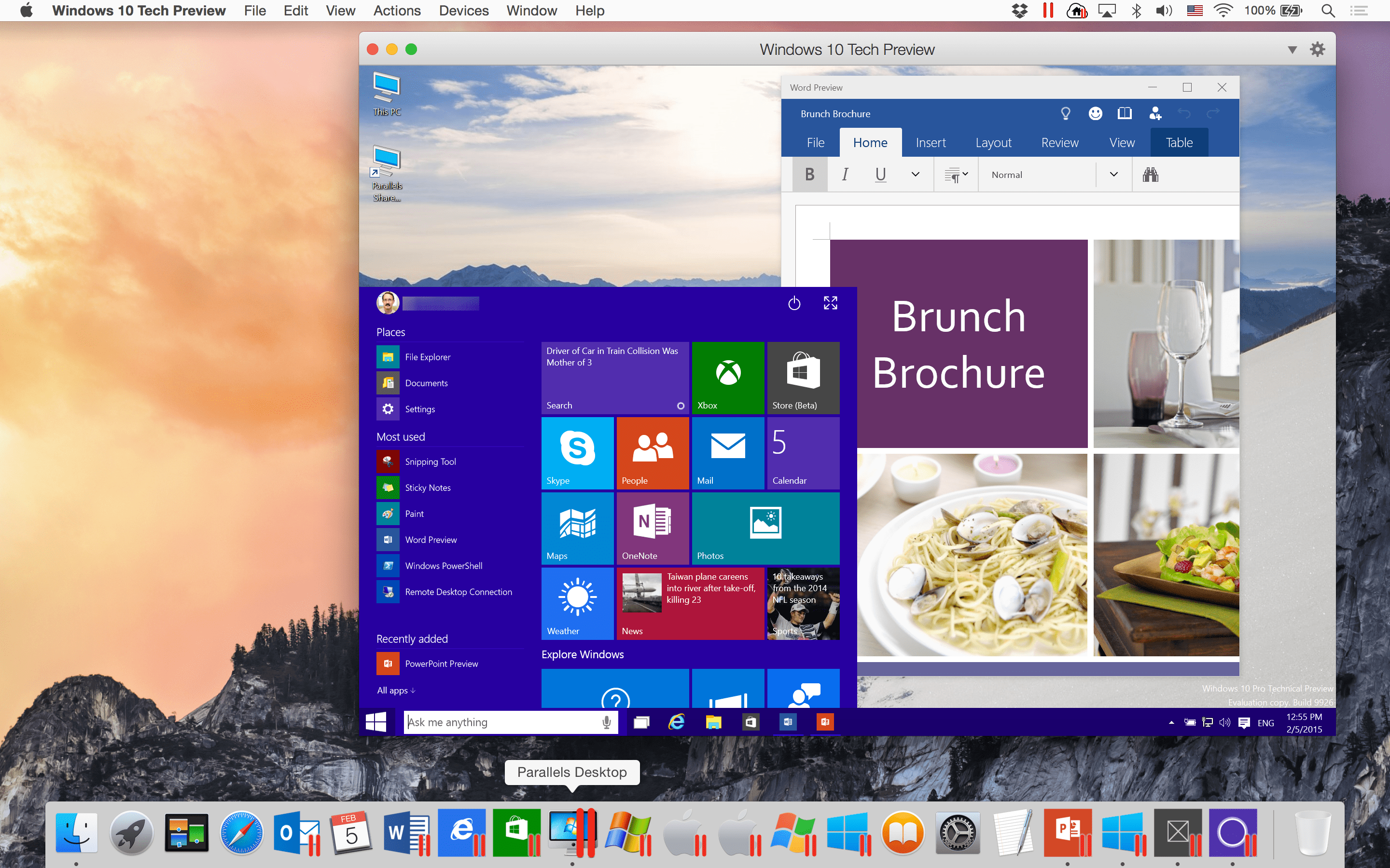 windows 10 parallels for mac